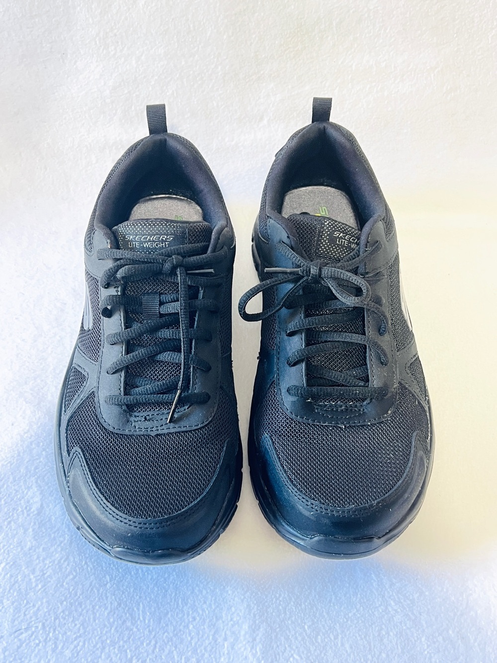 Skechers Track-Scloric Sneakers Men’s Wide Fit Size 9 Black Lightweight Athletic - Picture 2 of 11